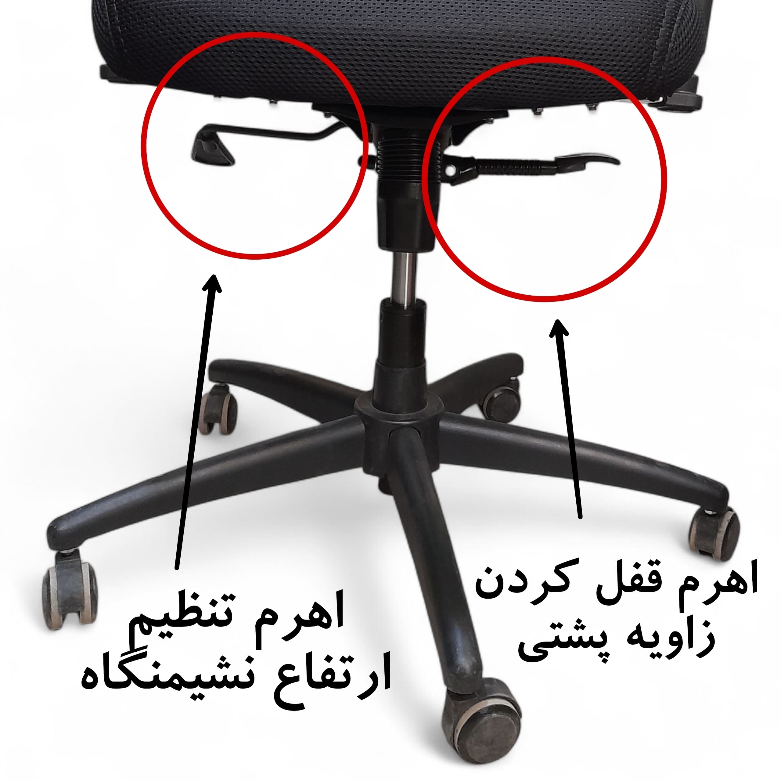 صندلی گیمینگ مدل p2 رویه ضدتعریق — تصویر ۵