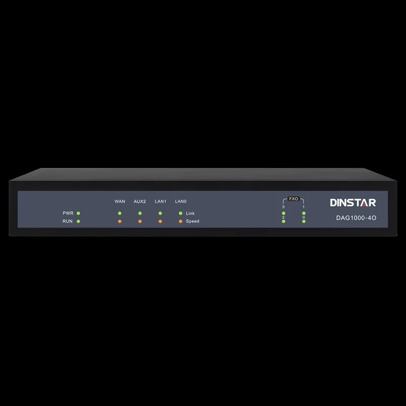 دستگاه گيت وی 4FXO مدل DAG1000-4O برند Dinstar — تصویر ۲