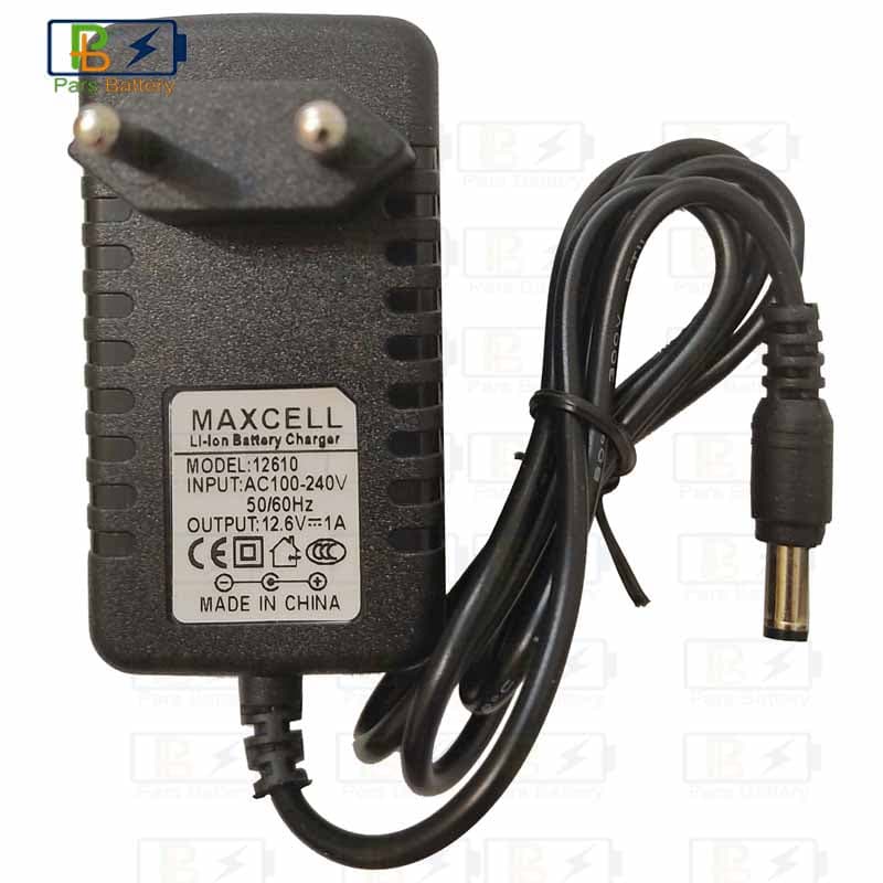 شارژر باتری لیتیومی 3 سل 12.6V 1A
