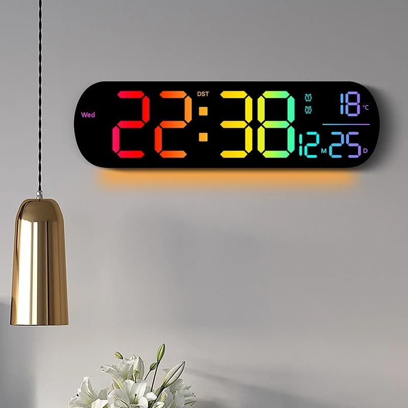 ساعت دیجیتال مدل DIGITAL CLOCK 6651R — تصویر ۴