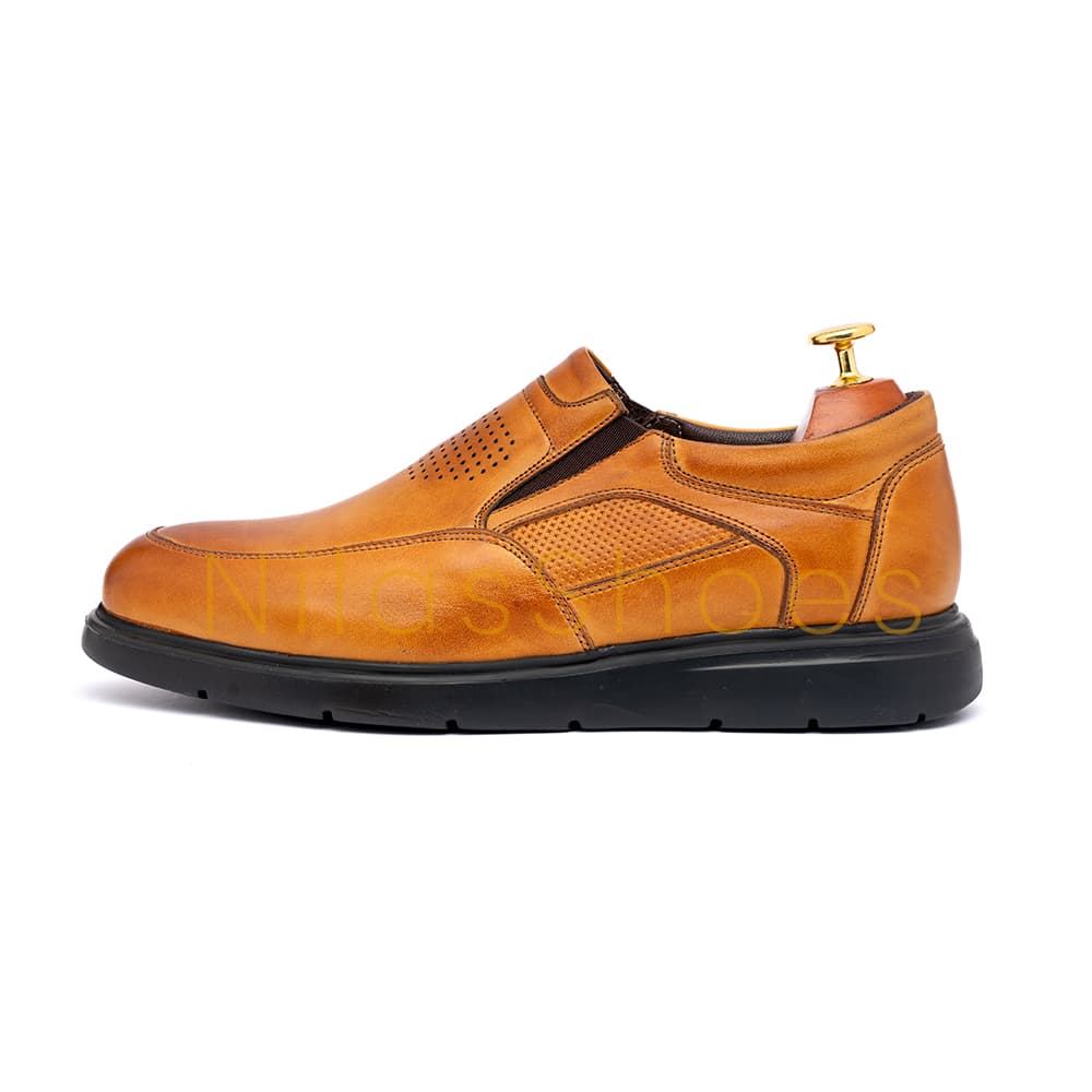 کفش مردانه طبی چرم طبیعی (L-466)