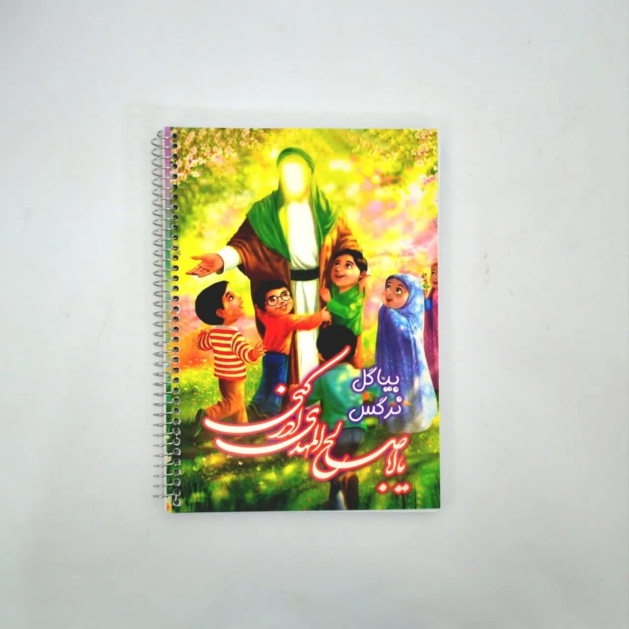 دفتر 80 برگ سیمی پرچم به دست زمینه نارنجی — تصویر ۴