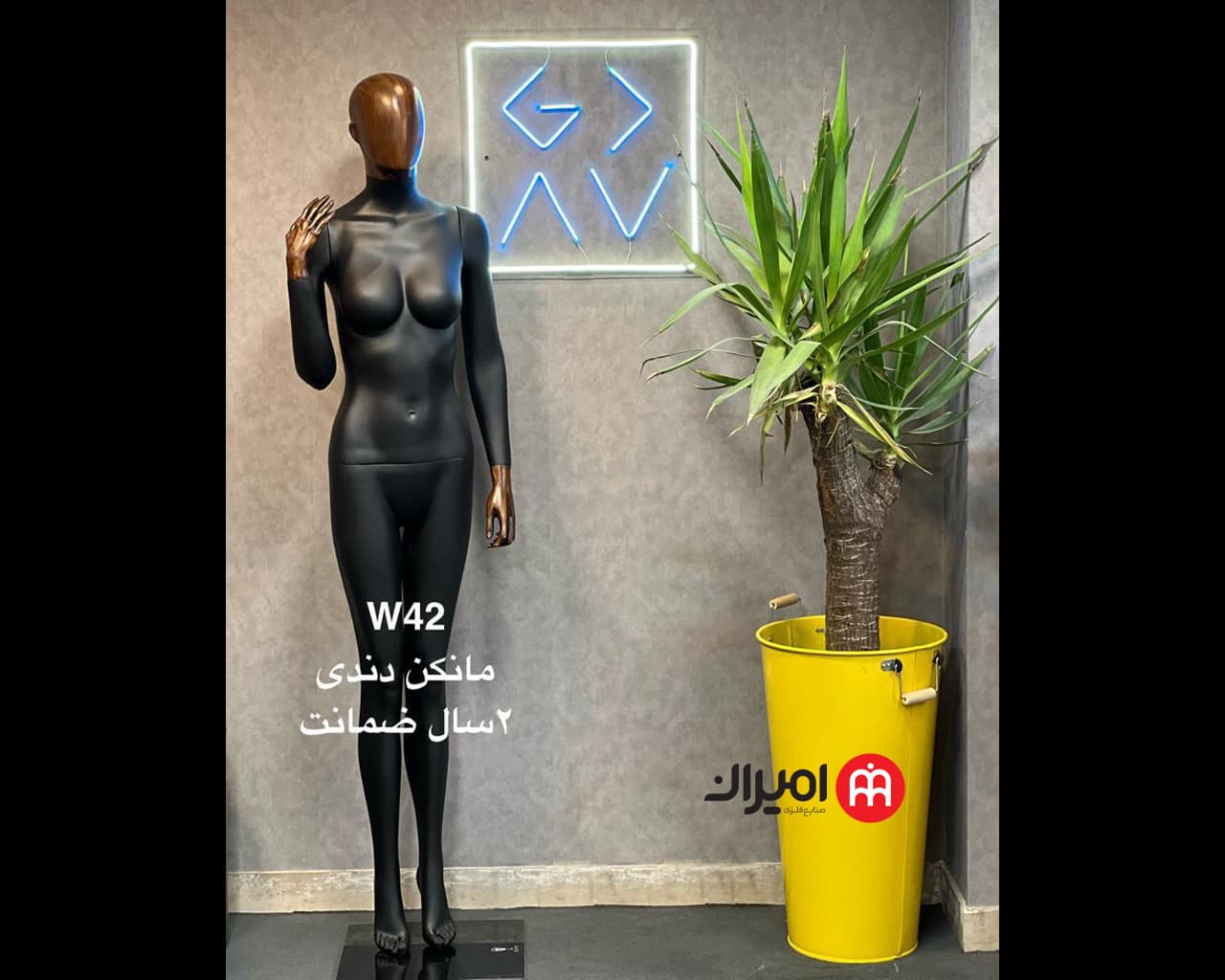 مانکن کامل زنانه طرح چوب مدل W42