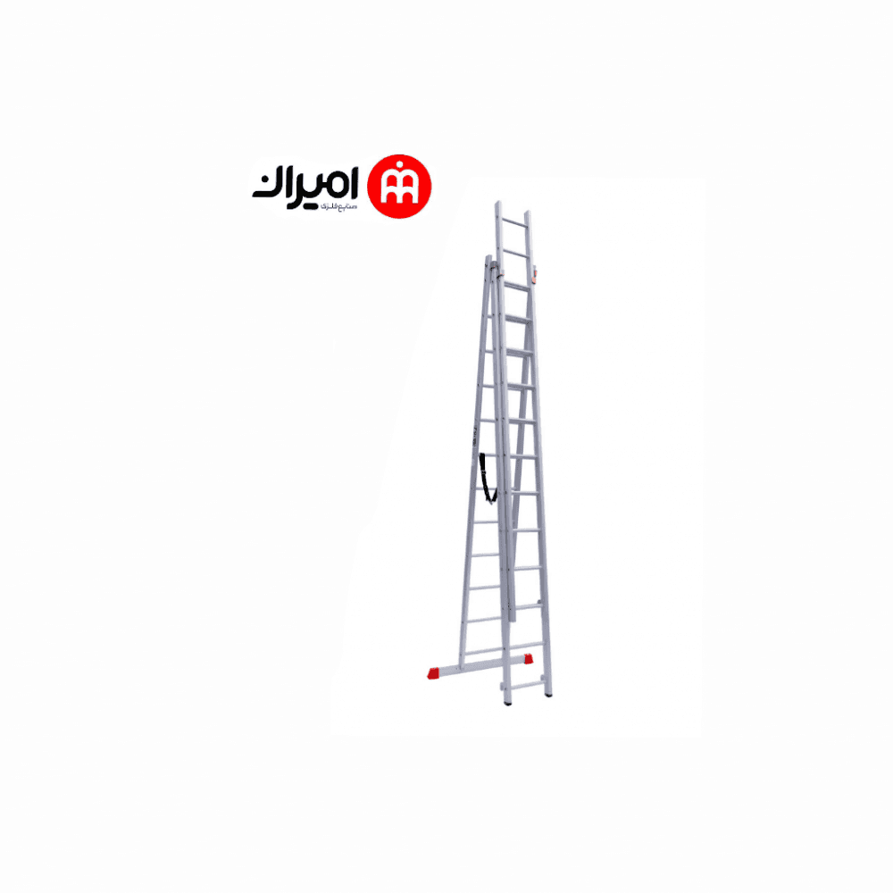 نردبان 7/5 متری 3 تکه 28 پله اکسلنت — تصویر ۲