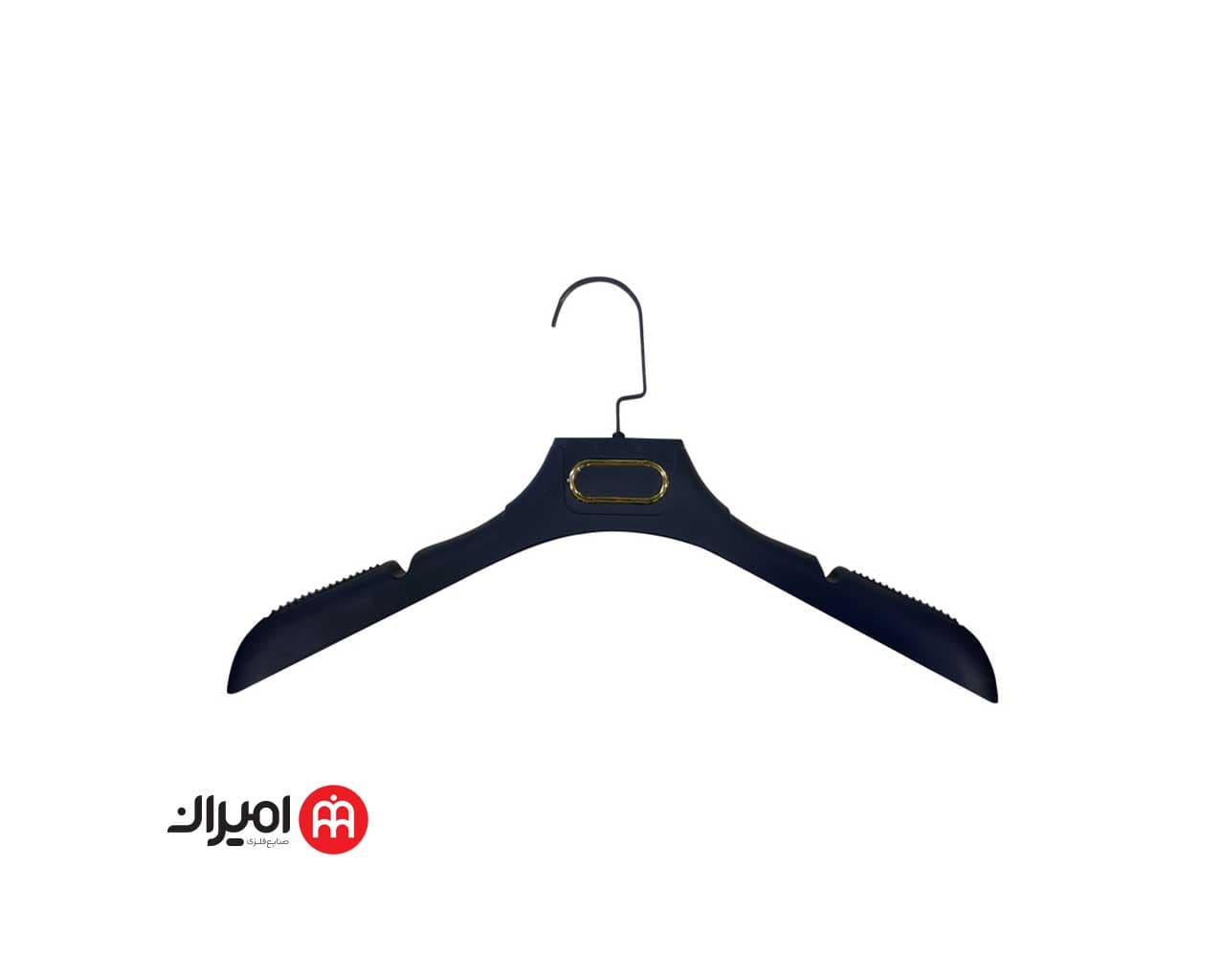 چوب لباسی اپل دار وسط قاب طلایی