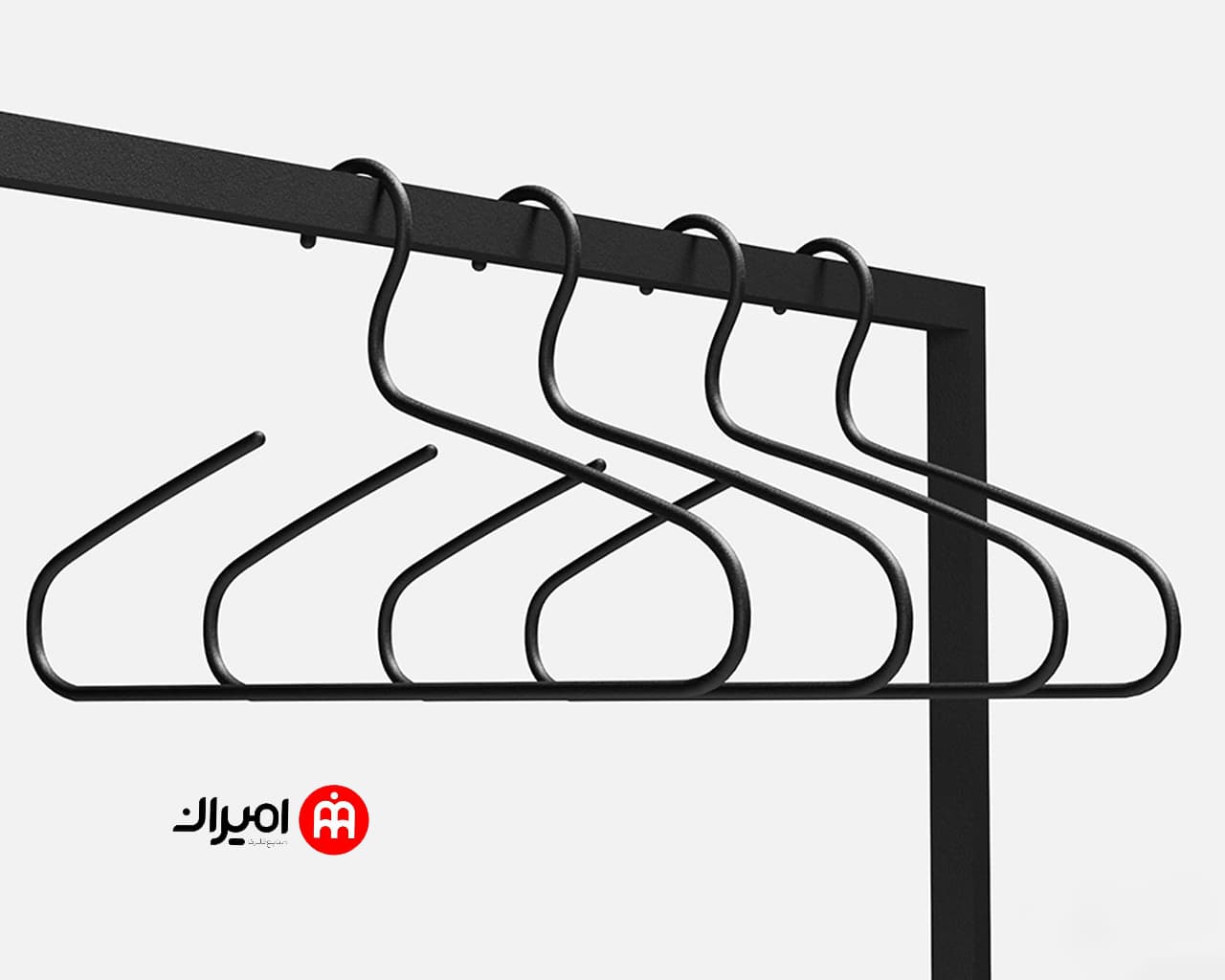 چوب لباسی هنگر فلزی-بسته ده عددی — تصویر ۵