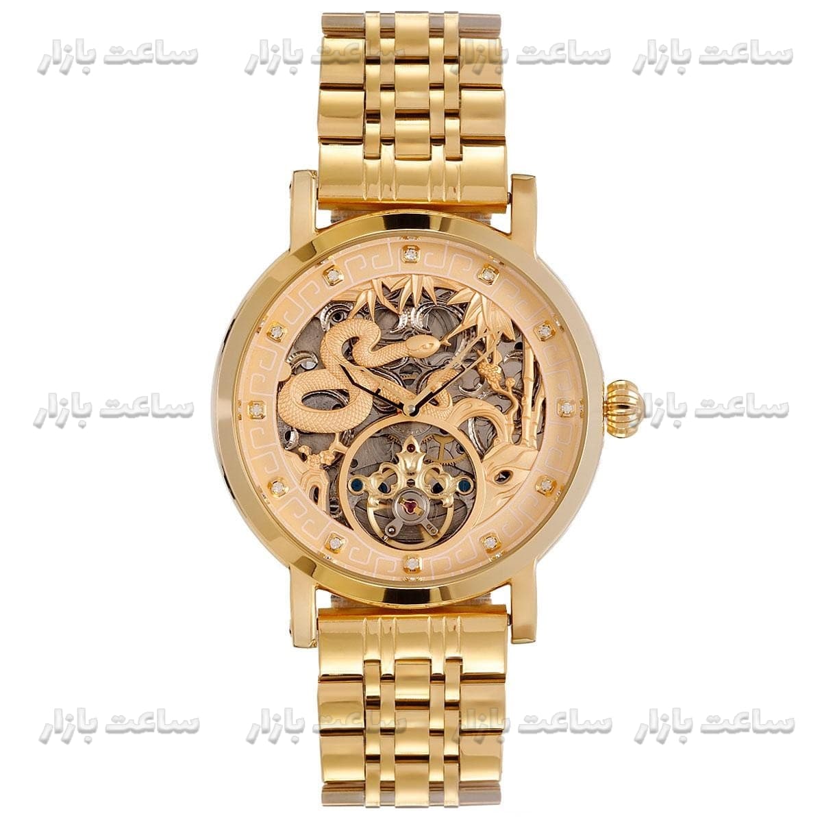 ساعت پتک فیلیپ اسکلتون طلایی Patek Philippe