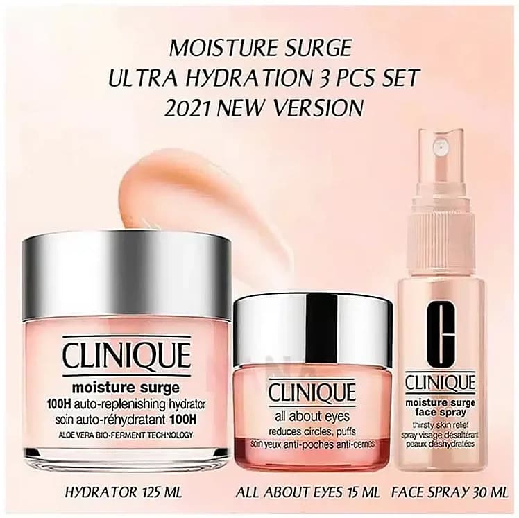 ست آبرسان 100 ساعته کلینیک اصل مدل Moisture Surge — تصویر ۳