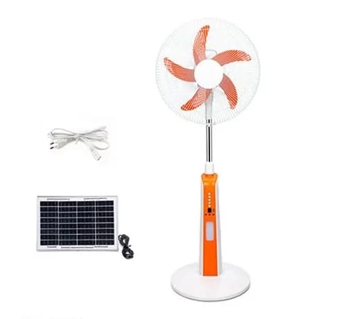 پنکه شارژی خورشیدی ایستاده Weidasi مدل WD-248S سایز 16