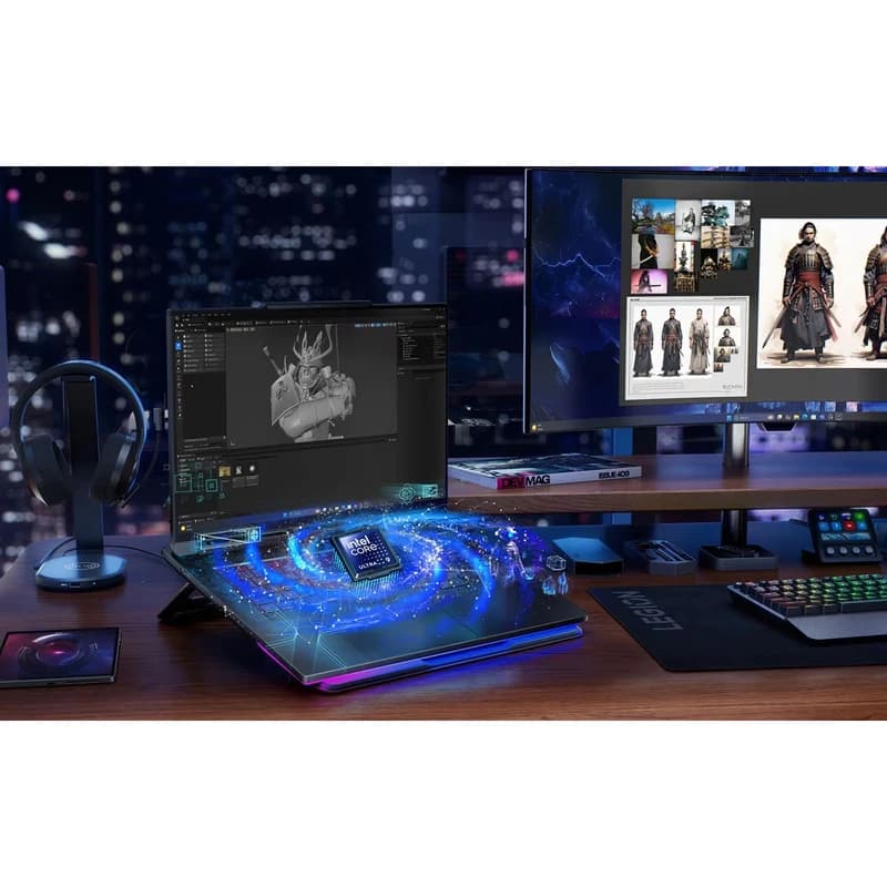 لپ تاپ 18 اینچی لنوو مدل Legion 9 Core Ultra 9 275HX 160GB 4TB SSD RTX 5090 24GB WQUXGA 440Hz Per‑Key RGB Backlit Keyboard -کاستوم شده — تصویر ۷