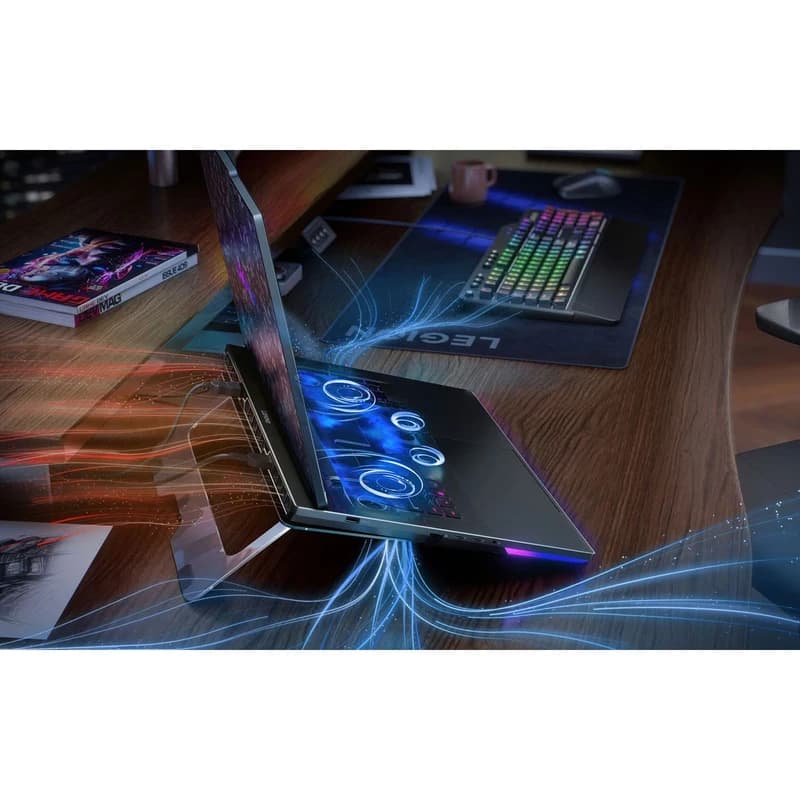 لپ تاپ 18 اینچی لنوو مدل Legion 9 Core Ultra 9 275HX 160GB 4TB SSD RTX 5090 24GB WQUXGA 440Hz Per‑Key RGB Backlit Keyboard -کاستوم شده — تصویر ۹