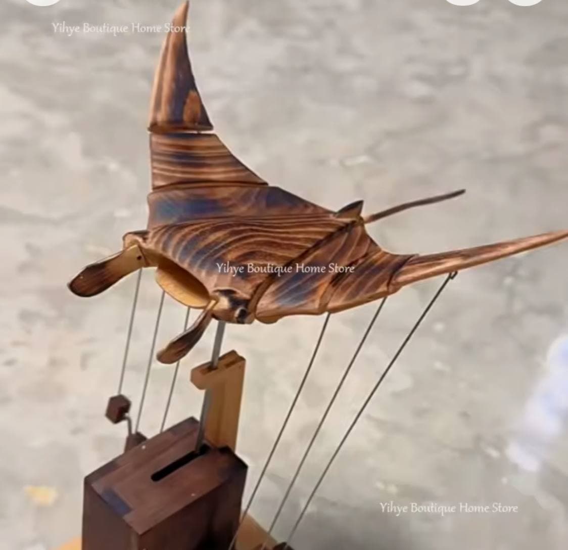 دکور چوبی مکانیکال متحرک Manta Ray ( اورجینال وارداتی ) — تصویر ۴
