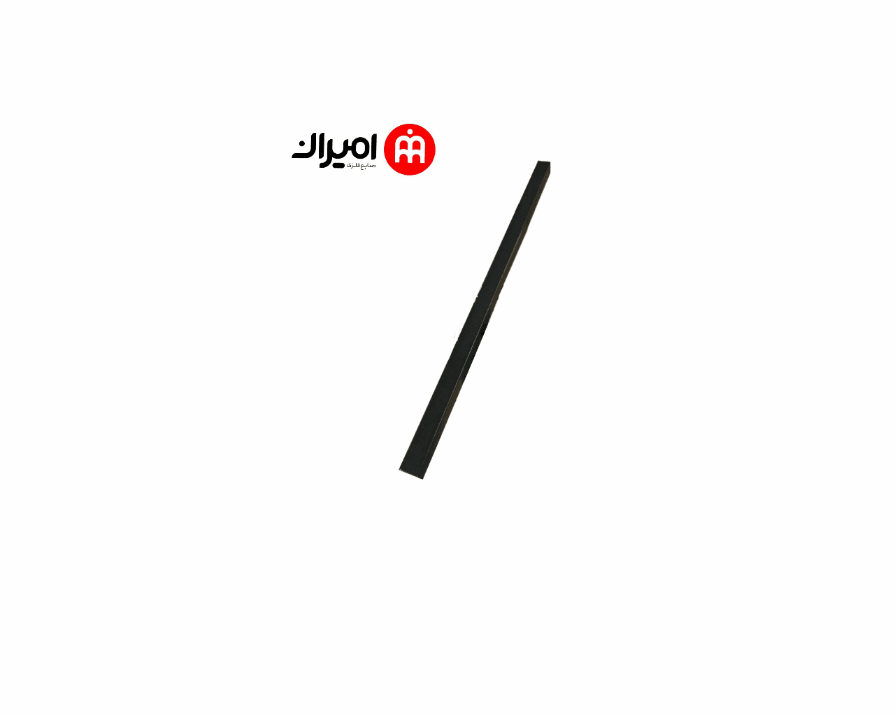 پروفیل (قوطی رگال) 25*25 مشکی شاخه 3متری — تصویر ۳