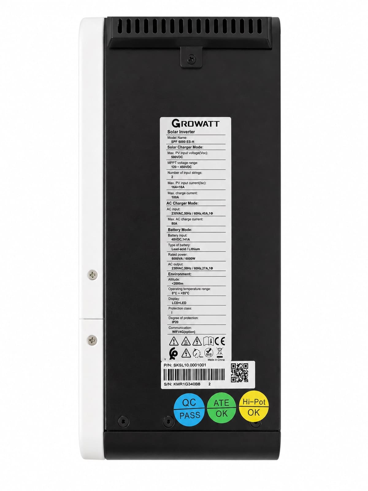 سانورتر ۶ کیلووات هیبریدی Growatt SPF 6000 ES-H — تصویر ۵