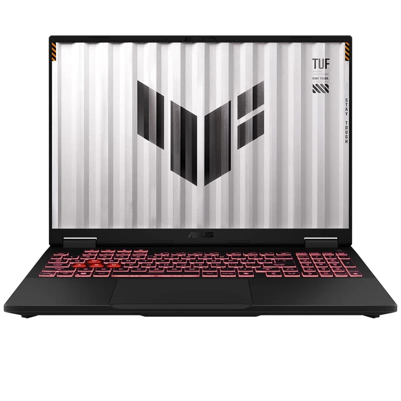 لپ تاپ 16 اینچی ایسوس مدل TUF Gaming F16 FX608JMR-F16I75060 core i7-14650HX RTX5060 8GB 16GB DDR5 5600MHz 1TB SSD FHD 165Hz W -کاستوم شده