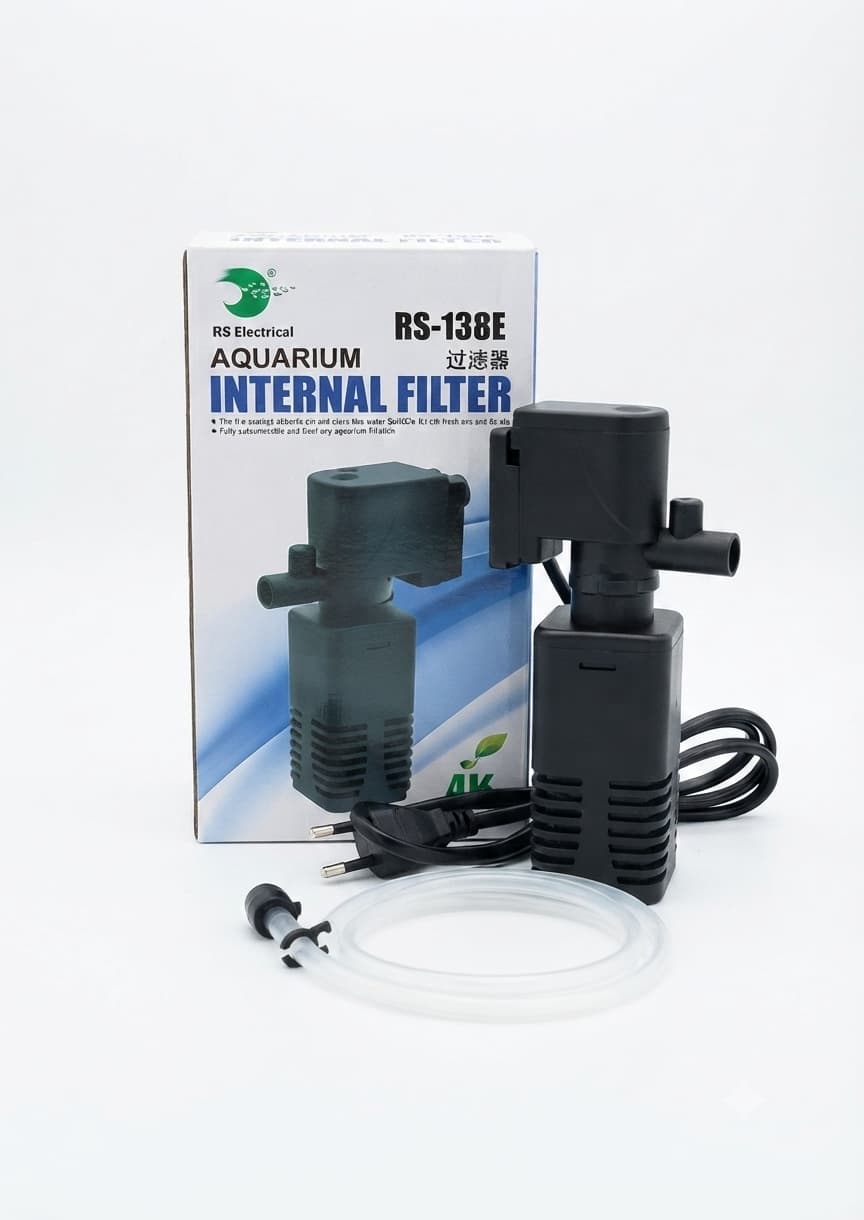 واتر پمپ و فیلتر داخلی آکواریوم آر‌اس الکتریک مدل RS-138E (RS Electrical Aquarium Internal Filter RS-138E)
