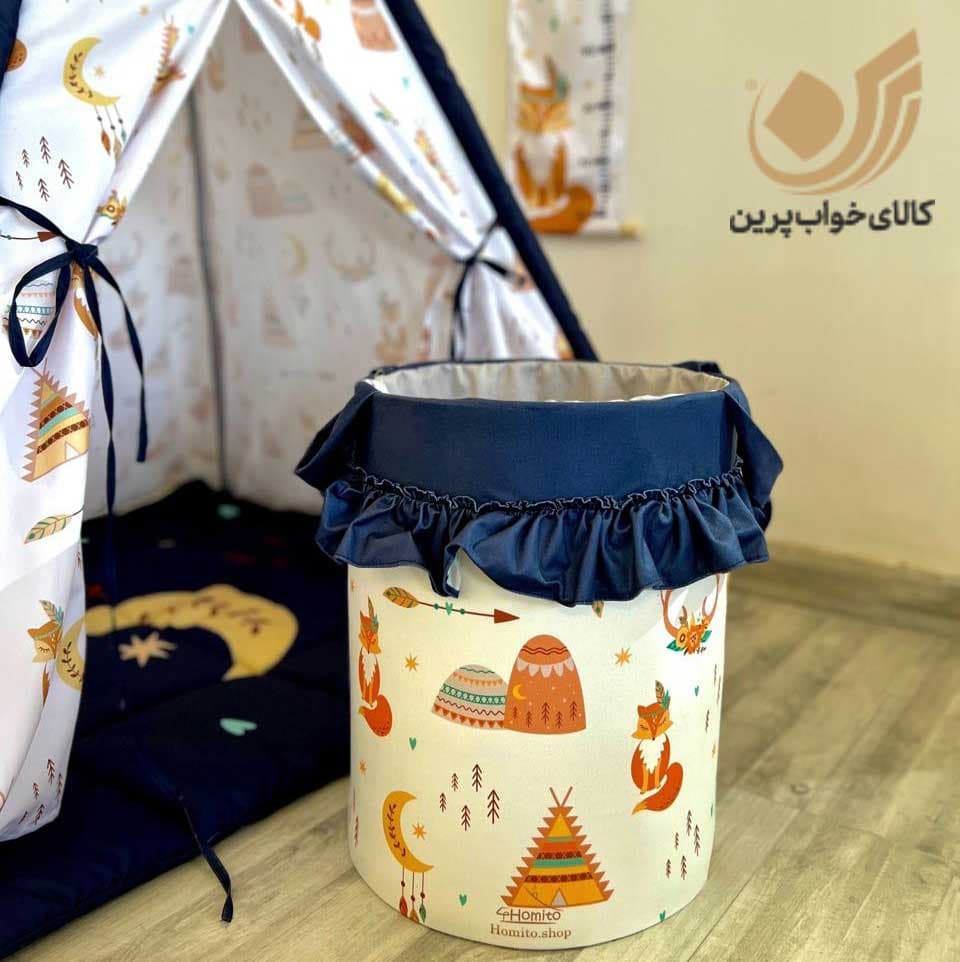 سبد رخت و اسباب بازی هومیتو طرح سرخ پوستی