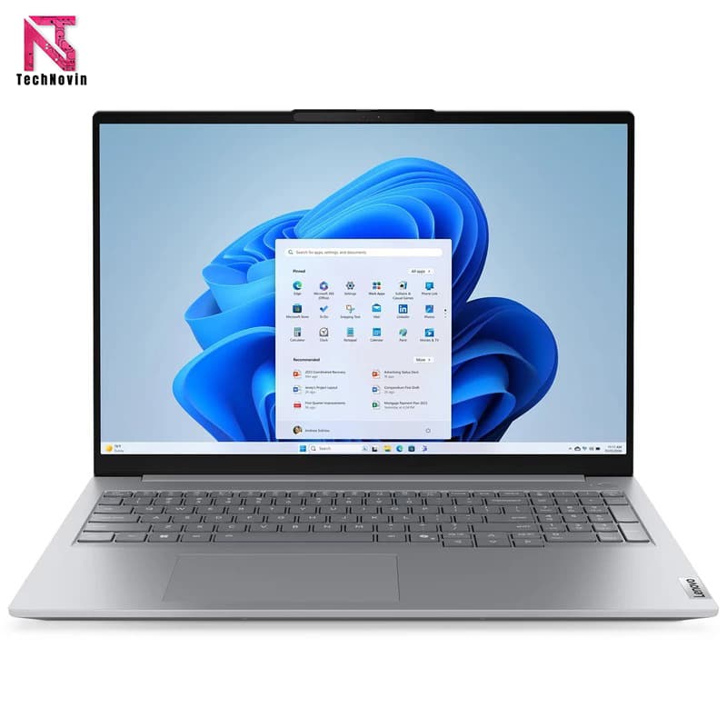لپ تاپ 16 اینچی لنوو مدل ThinkBook 16 G8 IAL Core Ultra 7 255H 32GB 1TB SSD