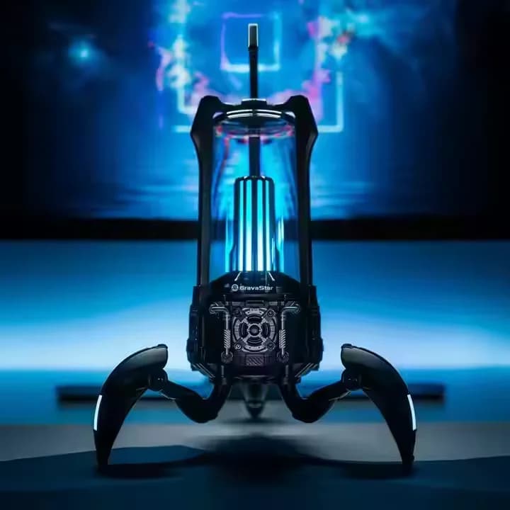 اسپیکر بلوتوثی GravaStar Supernova-رنگ مشکی — تصویر ۴