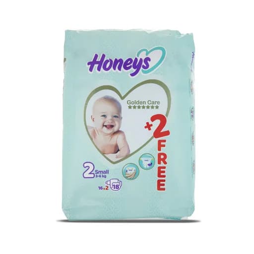 پوشک هانیز سایز 2 بسته 16 عددی