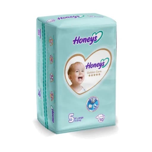 پوشک هانیز سایز 5 بسته 10 عددی