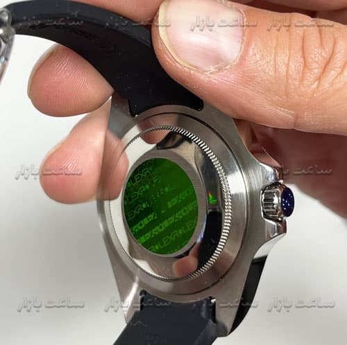 ساعت رولکس اکسپلور بند مشکی Rolex Explorer BB308 — تصویر ۵