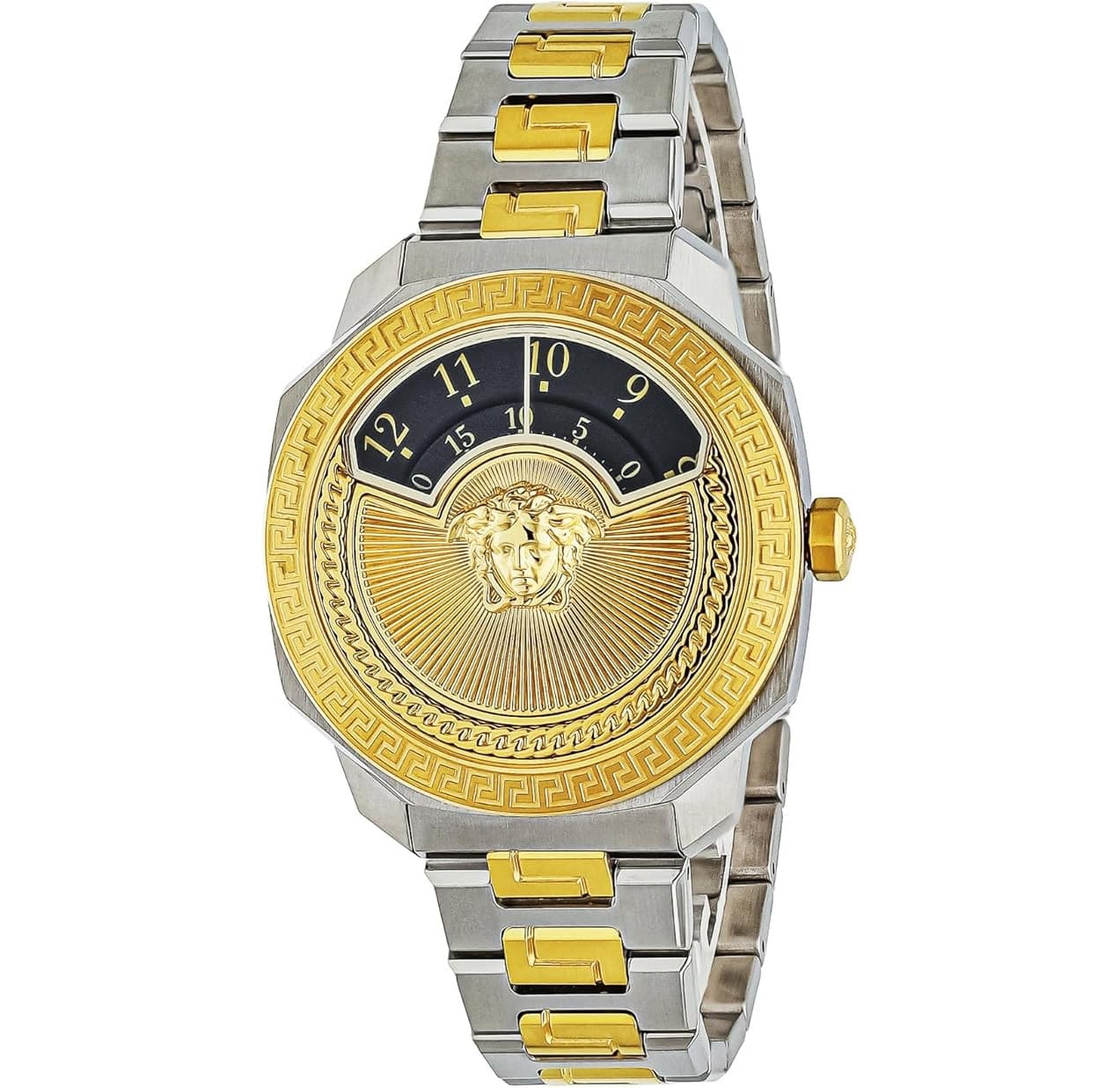 ساعت ورساچه مردانه کنتوری سیلور گلد Versace VEQU01423