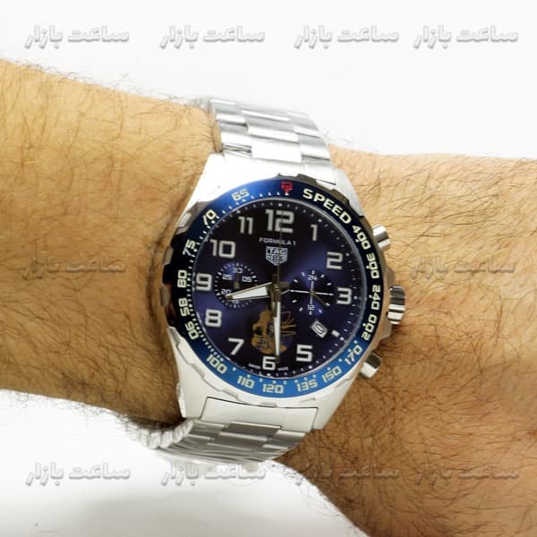 ساعت تگ هویر مردانه صفحه سرمه ای TAG Heuer SDB3846 — تصویر ۴