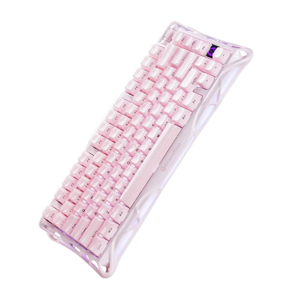 کیبورد گیمینگ گراواستار مدل GravaStar Mercury K1 Special Edition – Sakura Pink — تصویر ۴