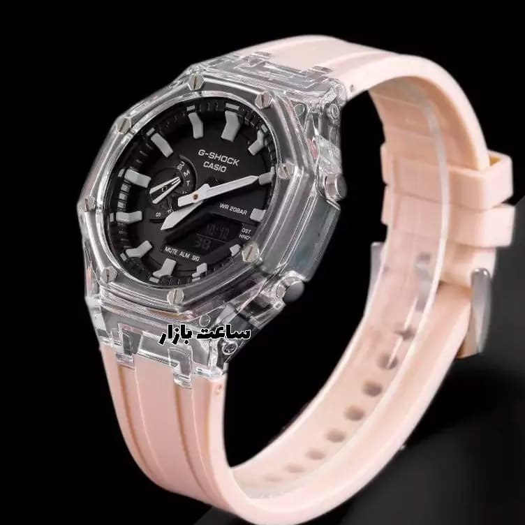 ساعت جی شاک صورتی G-Shock ga2100 Pap01 — تصویر ۳