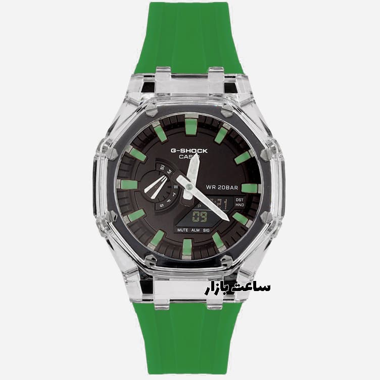 ساعت جی شاک سبز G-Shock ga2100 Gap01