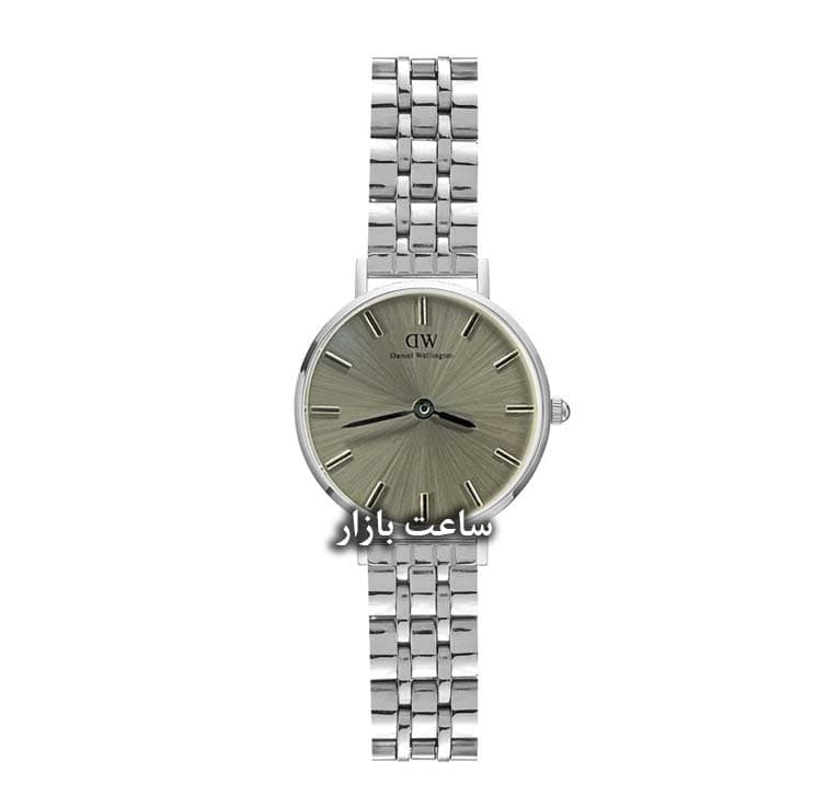 ساعت زنانه دنیل ولینگتون تمام سیلور صفحه طوسی Daniel Wellington Classic