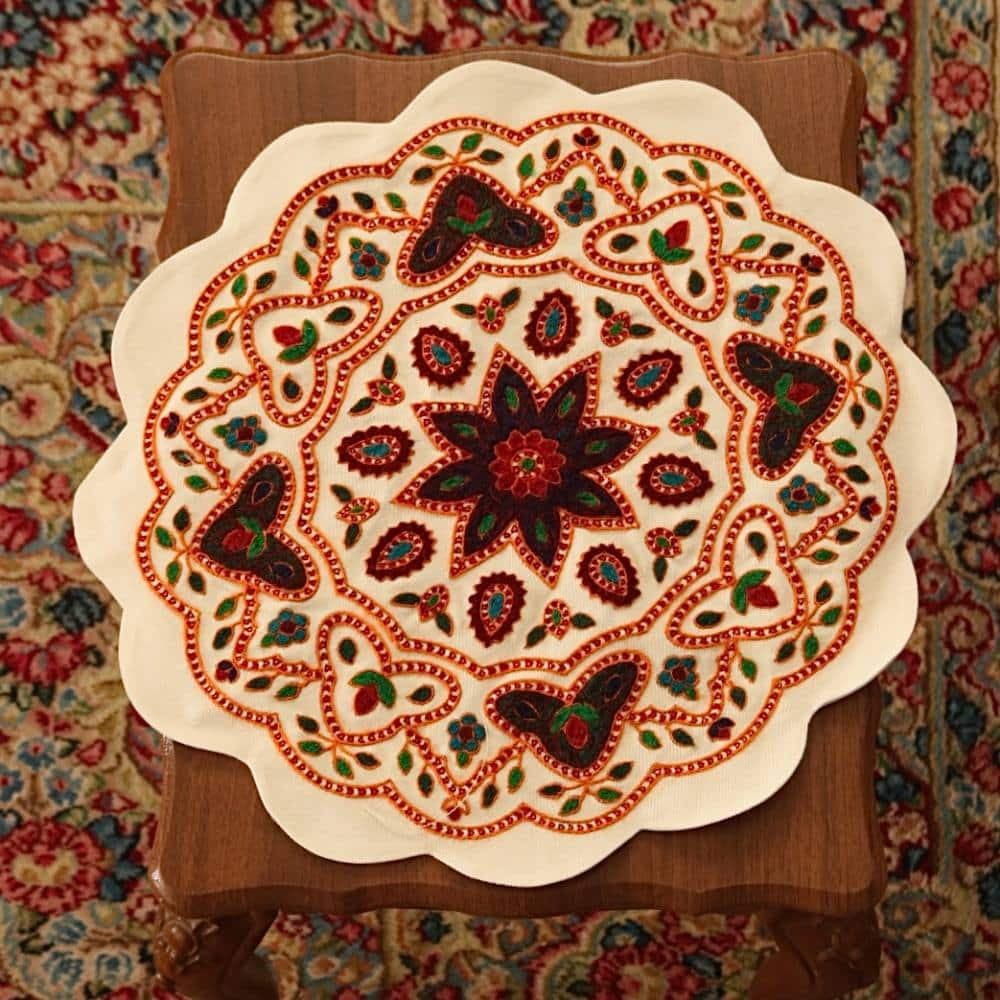 پته گرد ستاره ای سفید قطر 45 سانت — تصویر ۲