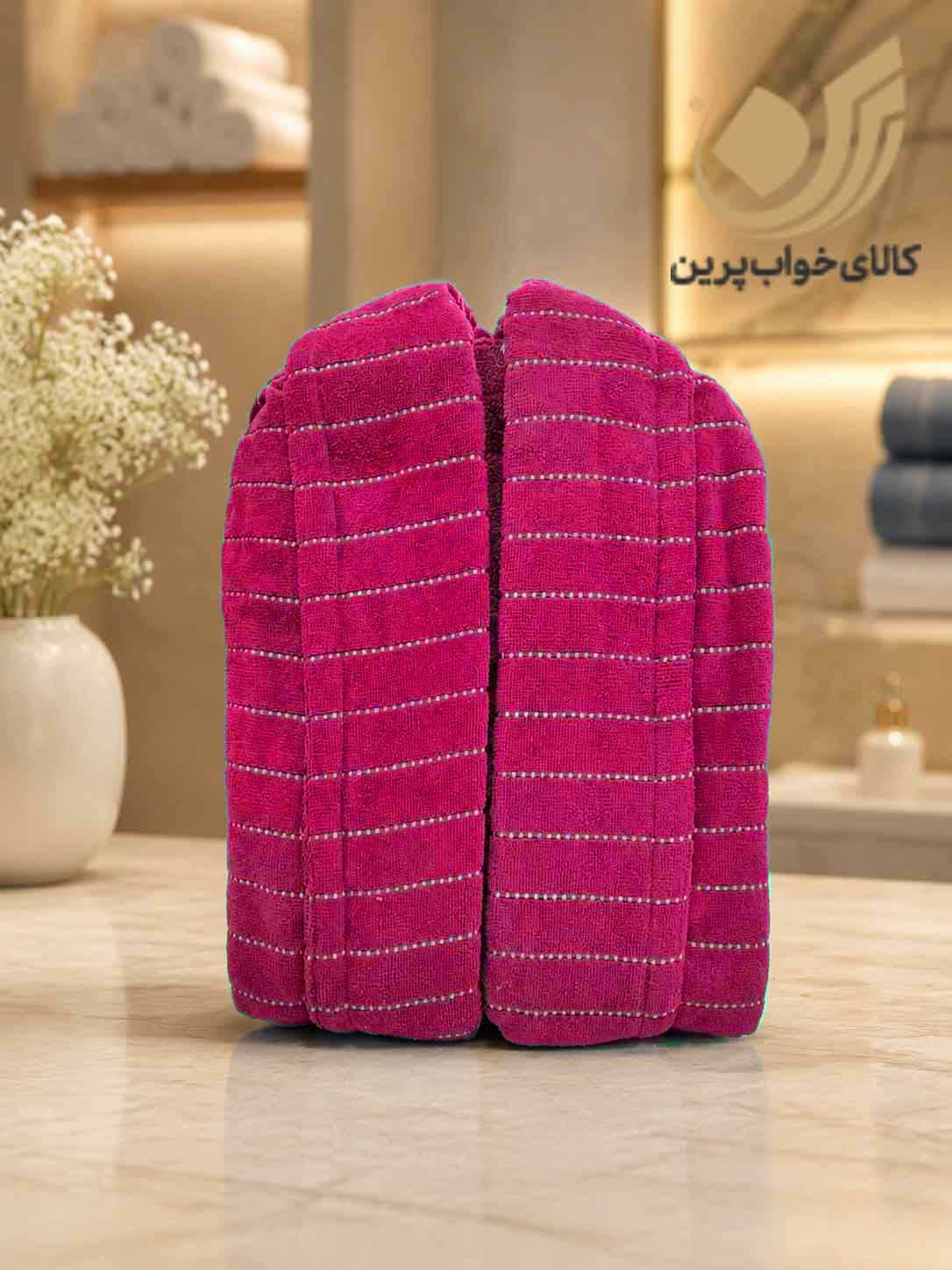 حوله تن پوش ابریشم گلبرگ سایز L(125) — تصویر ۹