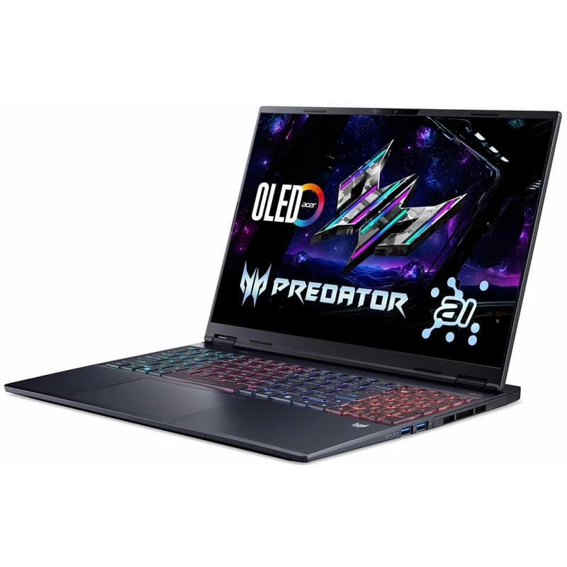 لپ تاپ 16 اینچ ایسر مدل Predator HELIOS NEO16S AI PHN16S-71-91AW- Core Ultra 9 275HX-32GB DDR5 5600MHZ-1TB SSD-RTX5060 8GB-OLED QHD 240Hz-W به همراه کیف – کاستوم شده — تصویر ۴