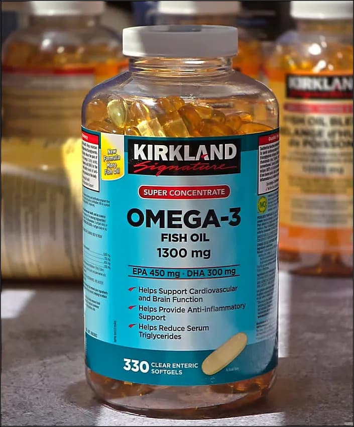 مکمل امگا 3 کرکلند 1300 میلی گرم 330 عددی اصل — تصویر ۷
