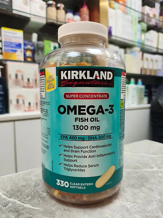مکمل امگا 3 کرکلند 1300 میلی گرم 330 عددی اصل — تصویر ۵