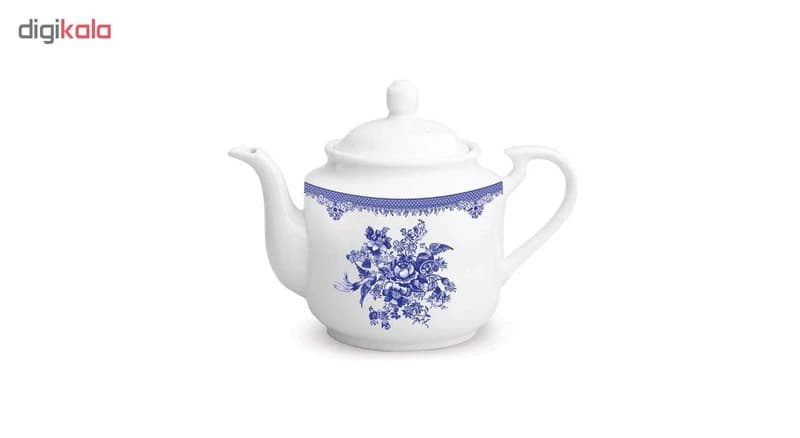 قوری چینی زرین ایران طرح Blue Bird کدB21731 — تصویر ۳