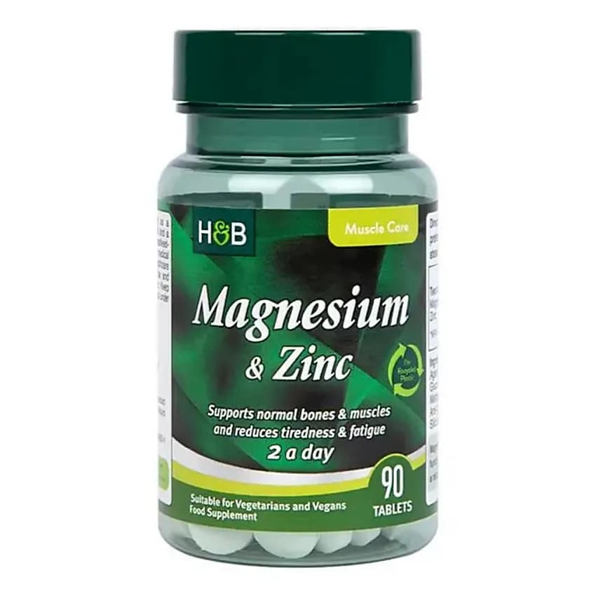 مکمل منیزیم و زینک H&B اصل