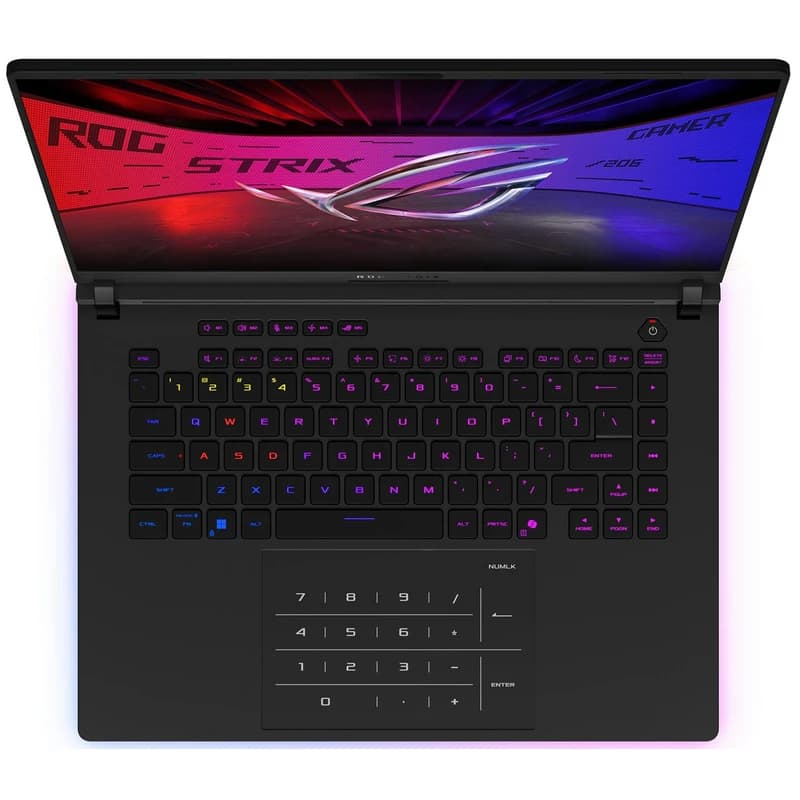 لپ تاپ 16 اینچی ایسوس مدل ROG Strix SCAR 16 G635LW-XS97 Core Ultra 9 275HX RTX5080 16GB – 32GB DDR5 5600MHz 2TB SSD-QHD 240Hz-W — تصویر ۳