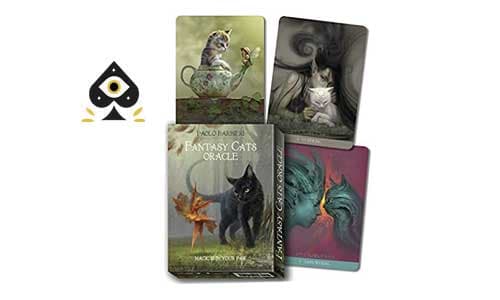 فروش کارت‌های اوراکل گربه فانتزی باربیری.Sale of Barbieri fantasy cat oracle cards