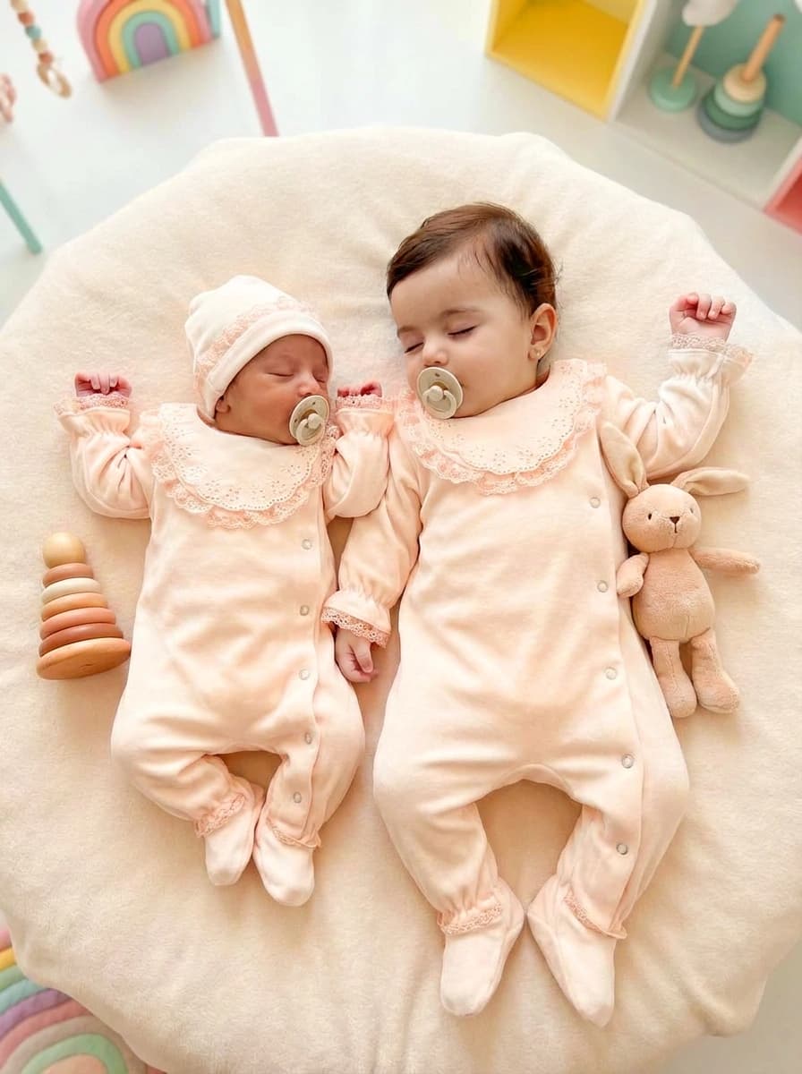 سرهمی نوزادی گلبهی با کلاه ست