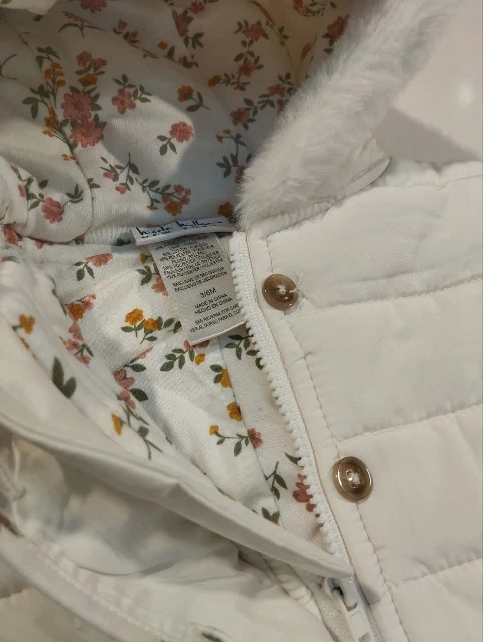 کاپشن اورال نوزادی گلدار — تصویر ۳