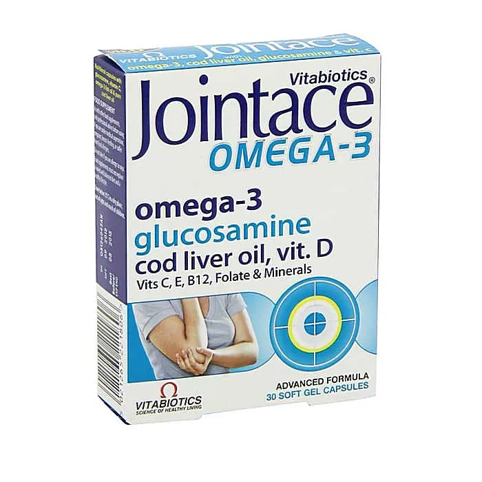 کپسول جوینتیس امگا 3 گلوکزامین ویتابیوتیکس روغن کبد ماهی اصل