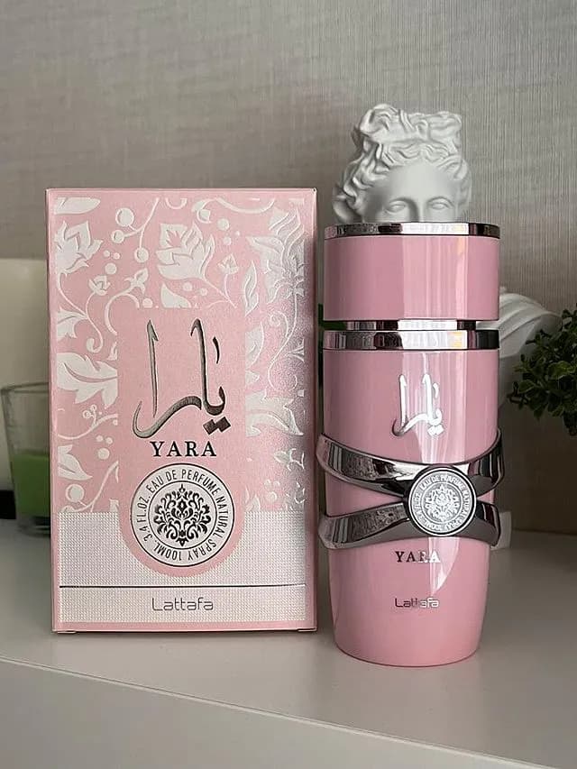 عطر ادکلن لطافه یارا صورتی زنانه اصل — تصویر ۳