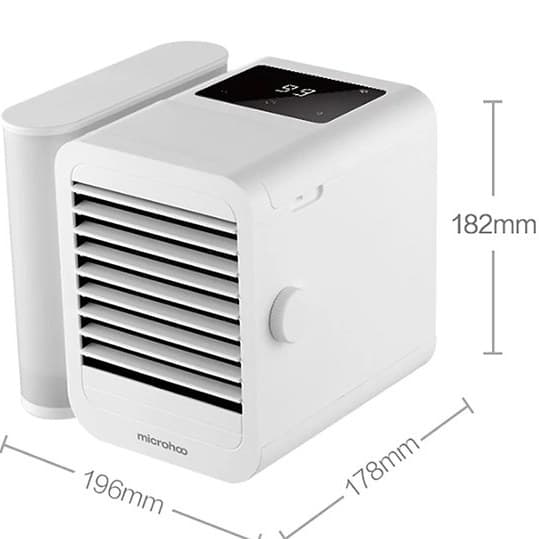 مینی کولر سلولوزی مدل Microhoo Snowman Lite Bright MH01R — تصویر ۷