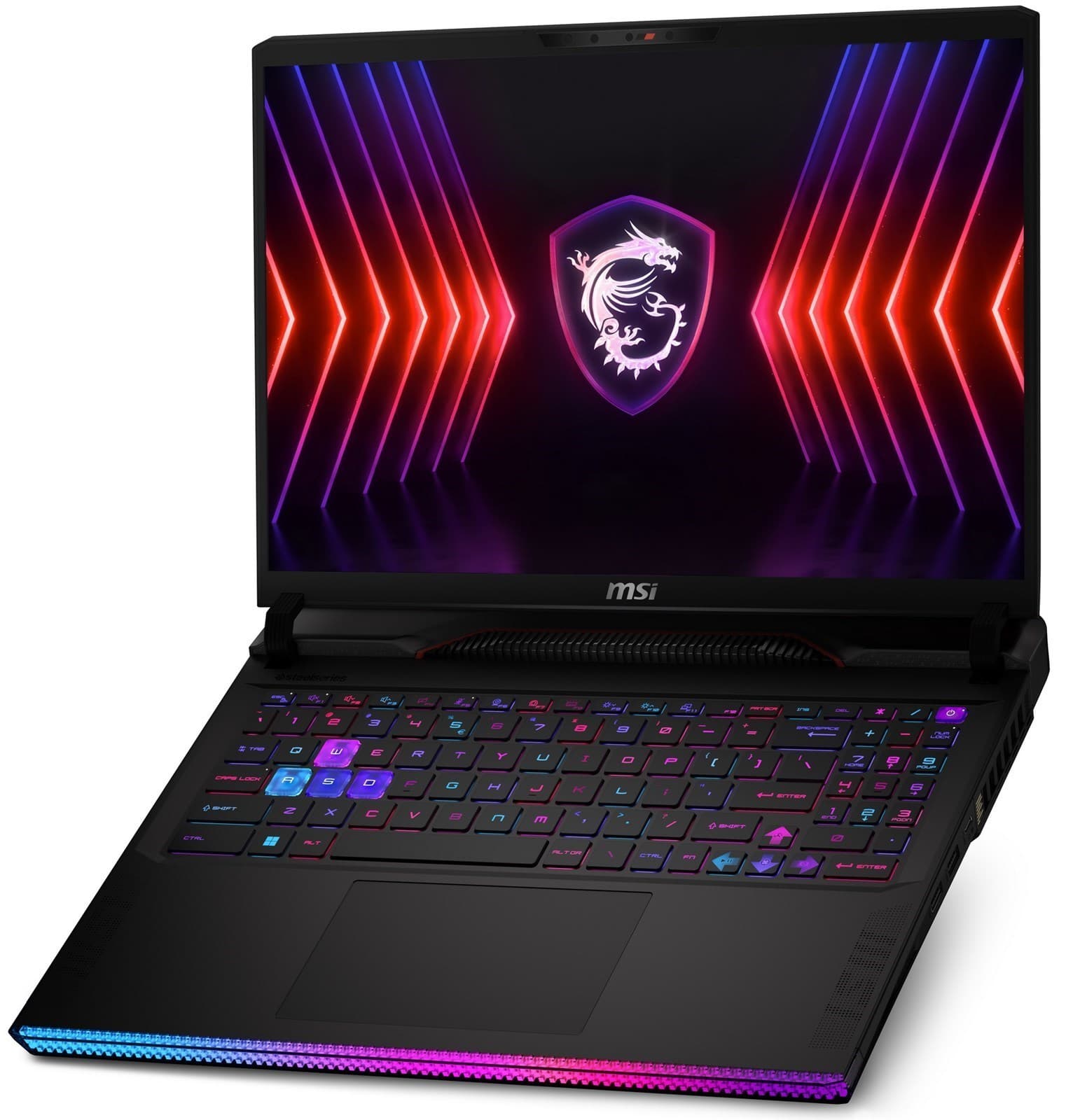 لپ تاپ 16 اینچی ام اس آی مدل Raider GE68 HX 14VFG-i7 14700HX RTX4060 8GB-16GB DDR5 1TB+512GB SSD QHD 240Hz-W به همراه کیف