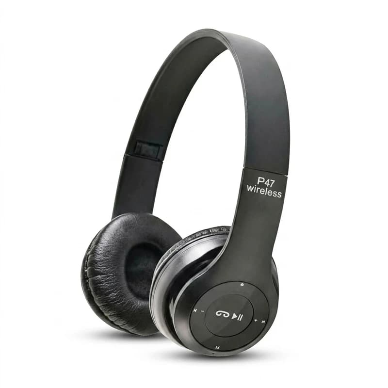 هدفون بی سیم بلوتوث مدل P47-5.0+EDR کد B21663 — تصویر ۲
