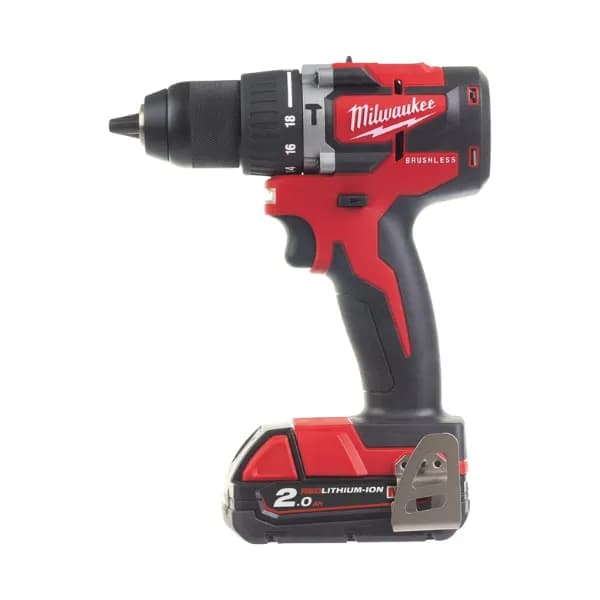 دریل شارژی چکشی ۱۸ ولت میلواکی مدل M18 CBLPD-202C — تصویر ۳