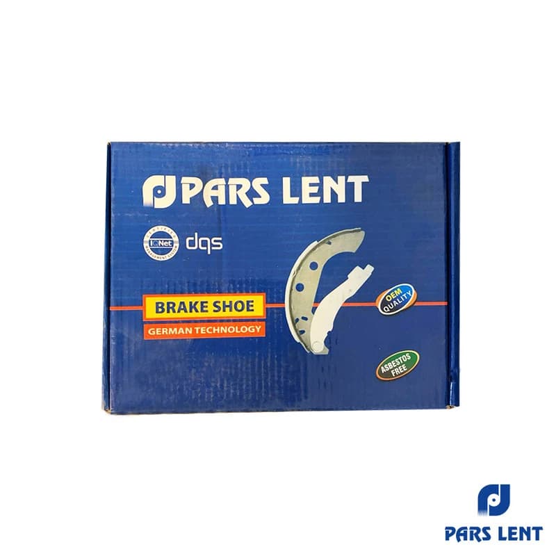 لنت ترمز کاسه ای عقب خودرو لنت پارس مدل 10480 دو جفت مناسب برای پژو 206 صندوق دار کدB21626 — تصویر ۳